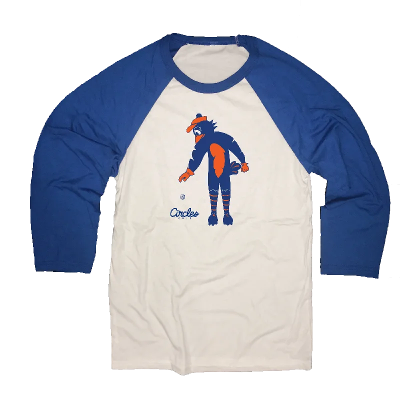 Chirps Golf Ball Drop Baseball Style Raglan Shirt-- Terry Blend Velvet Blend Canvas Blend Chirps Golf Ball Drop Baseball Style Raglan Shirt-- Terry Blend Velvet Blend Canvas Blend