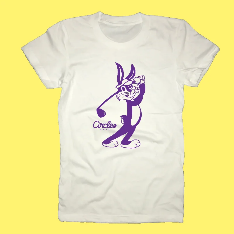Easter Bunny Golfing T-Shirt-- Terry Blend Velvet Blend Canvas Blend