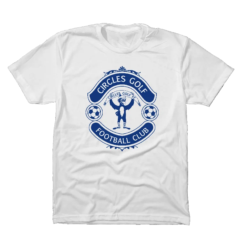 Circles Golf Football Club Soccer T-Shirt-- Modern Contemporary Chic