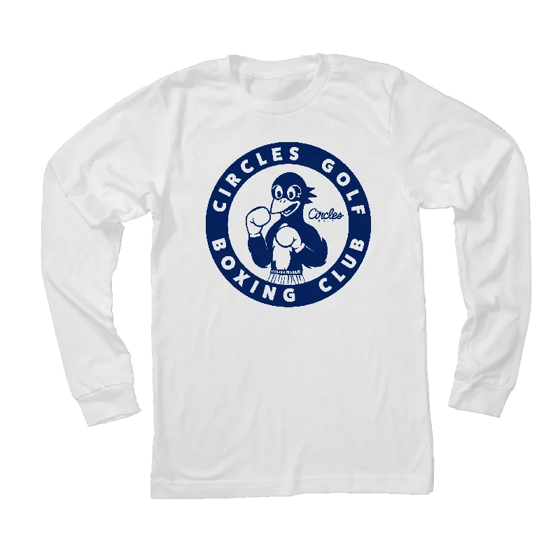 Circles Golf Boxing Club - Long Sleeve T-Shirt-- Chenille Brocade Lace