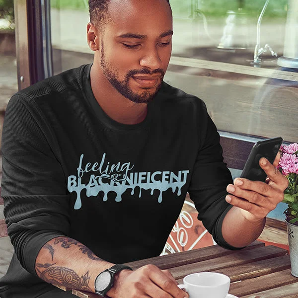 Feeling Blacknificent Shirts wear for Black History Month Shirts, Melanin Shirt & Juneteenth Shirts - Black Pride Shirt and Self Love TShirt-- Modern Contemporary Chic Feeling Blacknificent Shirts wear for Black History Month Shirts, Melanin Shirt & Juneteenth Shirts - Black Pride Shirt and Self Love TShirt-- Modern Contemporary Chic