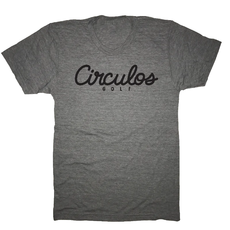 Circulos Golf T-Shirt-- Graphic Embroidered Appliqued