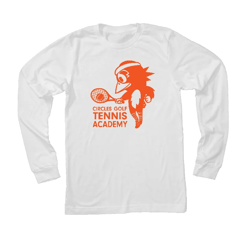 Circles Golf Tennis Academy - Long Sleeve T-Shirt-- Fashionable Trendy Casual