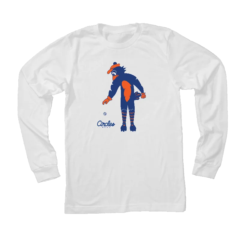 Chirps Golf Ball Drop - Long Sleeve T-Shirt-- Chenille Blend Fleece Blend Nylon Blend Chirps Golf Ball Drop - Long Sleeve T-Shirt-- Chenille Blend Fleece Blend Nylon Blend