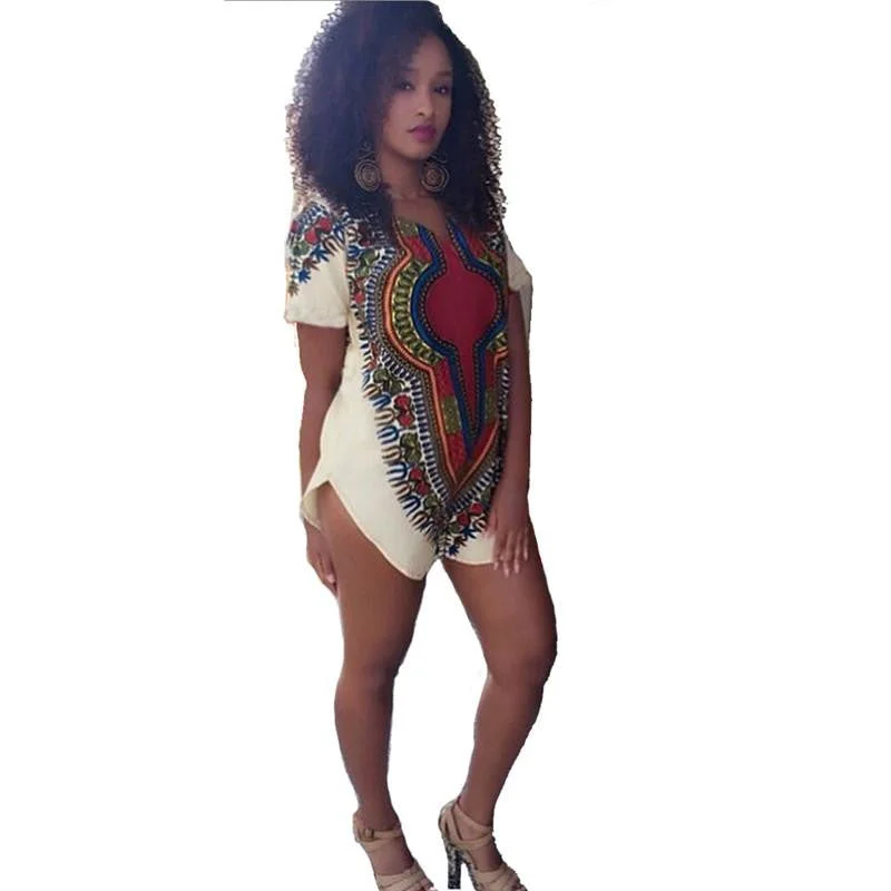 Women Dashiki Dress Long Shirt African Cocktail Clubwear Mini Dresses Summer Casual T Shirt for Women DM#6-- Sequined Glittery Shiny Women Dashiki Dress Long Shirt African Cocktail Clubwear Mini Dresses Summer Casual T Shirt for Women DM#6-- Sequined Glittery Shiny