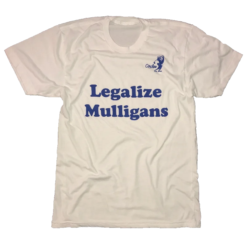 Legalize Mulligans Golf T-Shirt-- Chenille Brocade Lace