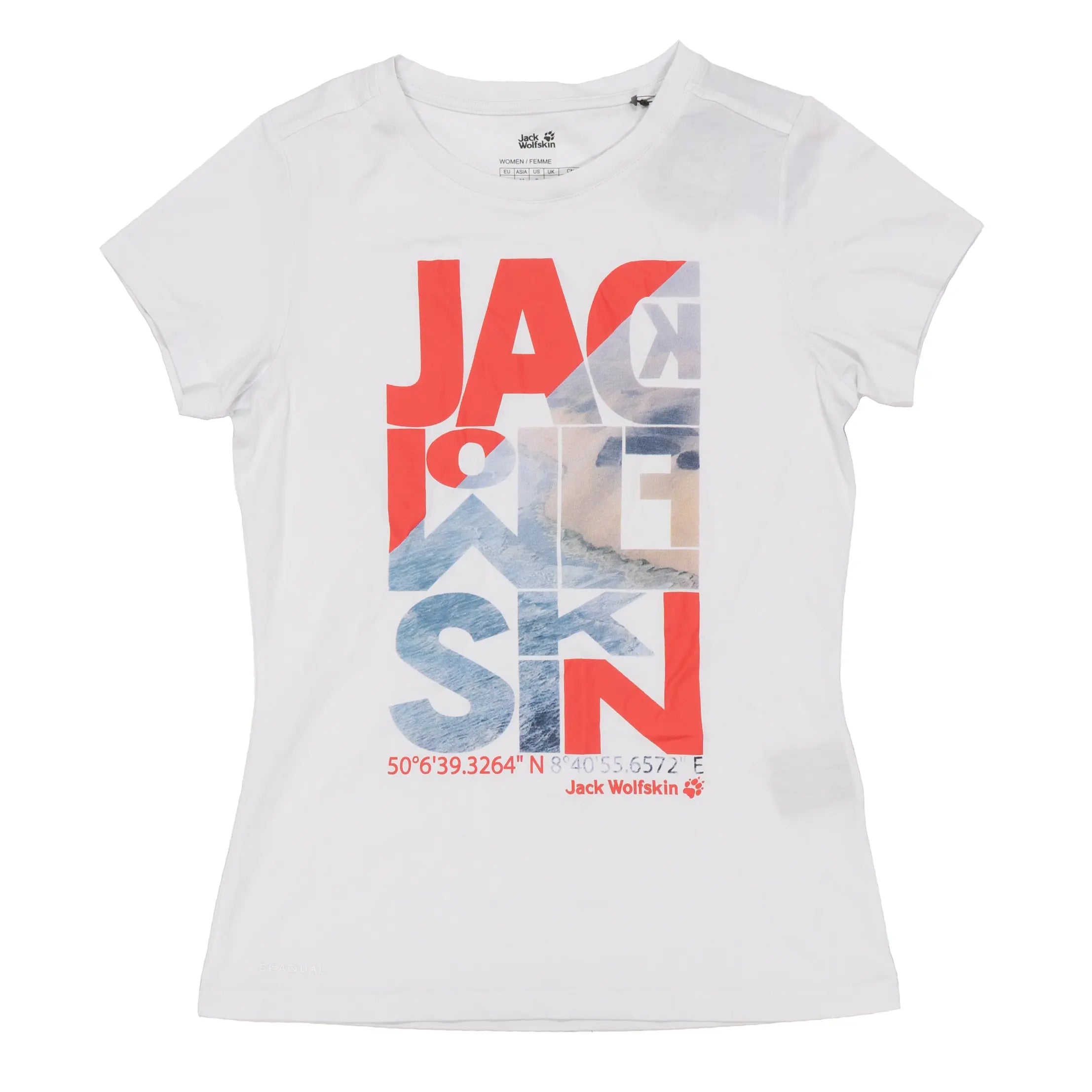 Jack Wolfskin Navigation T-Shirt - Women's-- Nylon Fabric Polyester Fabric Spandex Fabric