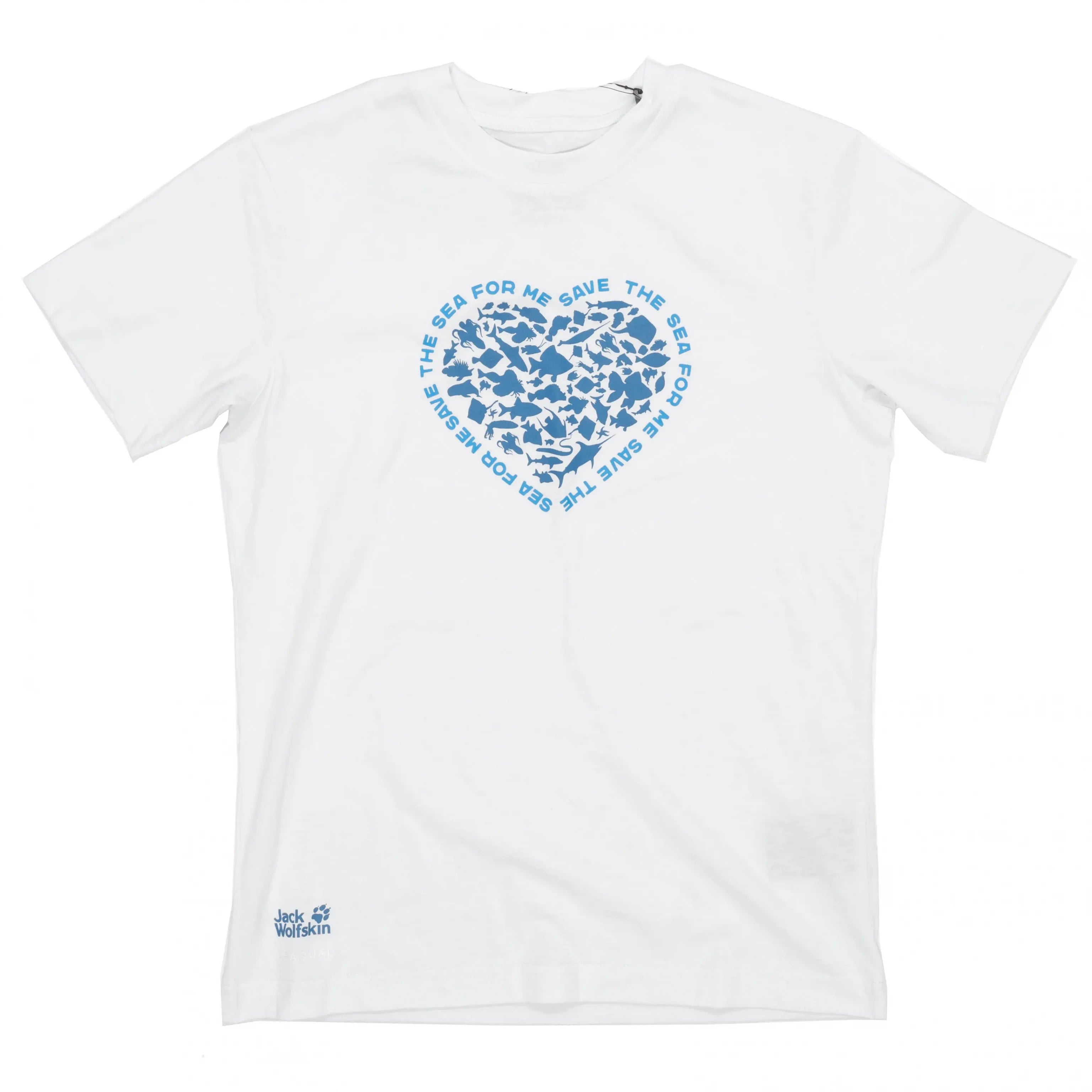 Jack Wolfskin Sea Ground T-Shirt - Women's -- Basic T-Shirt Crew Neck Short Sleeve