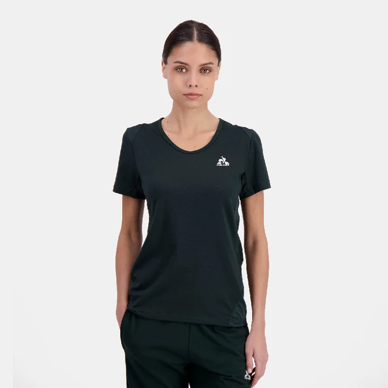 2410004-TRAINING LF Tee SS N°3 W scarab | T-shirt Femme-- Front Pockets Side Pockets Patch Pockets