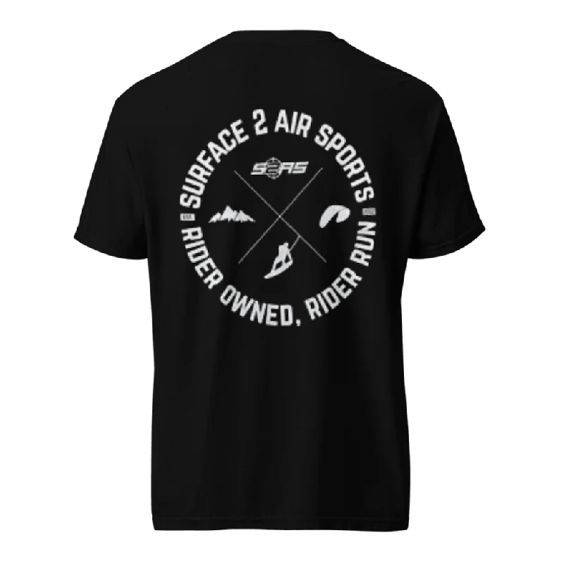 S2AS Team T-Shirts (Black)-- Fleece Nylon Spandex