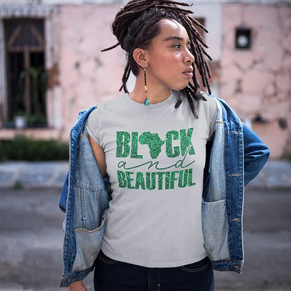Black & Beautiful Shirts for Black History Month Shirts, Juneteenth Shirts, Melanin Shirt, Africa Map Shirt and Black Girl Magic-- Collared T-Shirt Boat Neck A-Line Black & Beautiful Shirts for Black History Month Shirts, Juneteenth Shirts, Melanin Shirt, Africa Map Shirt and Black Girl Magic-- Collared T-Shirt Boat Neck A-Line