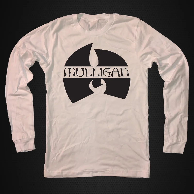 Mulligan - Long Sleeve T-Shirt-- Knit Fabric Woven Fabric Fleece Fabric