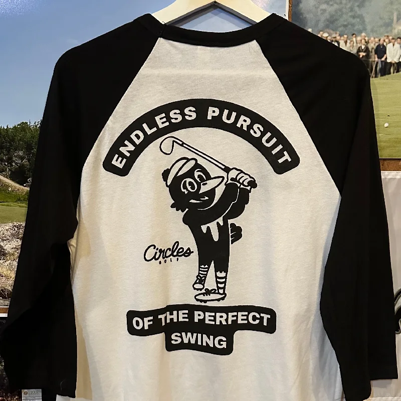 Endless Pursuit Of The Perfect Swing - Raglan Shirt-- Spandex Blend Rayon Blend Denim Blend Endless Pursuit Of The Perfect Swing - Raglan Shirt-- Spandex Blend Rayon Blend Denim Blend