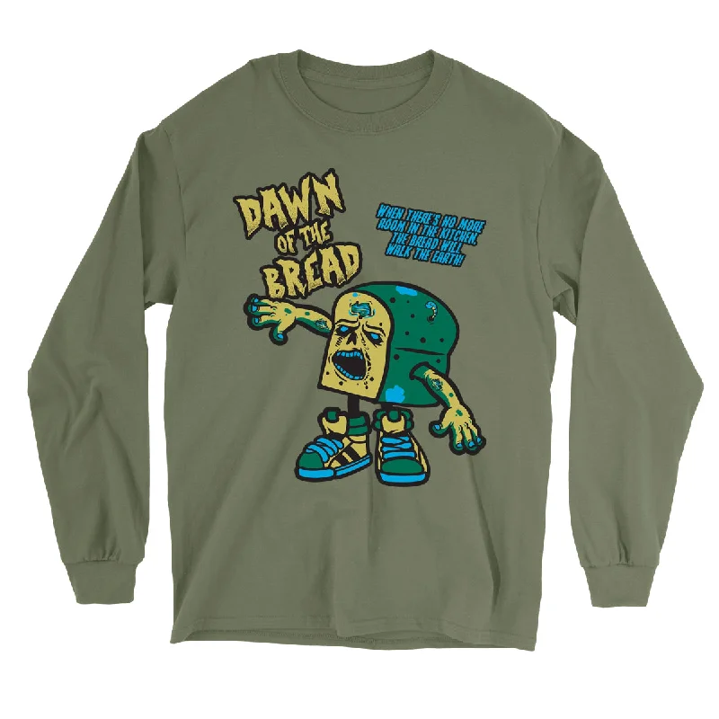 Movie The Food™ "Dawn Of The Bread" Long Sleeve T-Shirt-- Modern Contemporary Chic