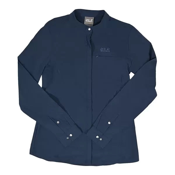 Jack Wolfskin Hilltop Trail Shirt  - Women's-- Rayon Fabric Velvet Fabric Corduroy Fabric