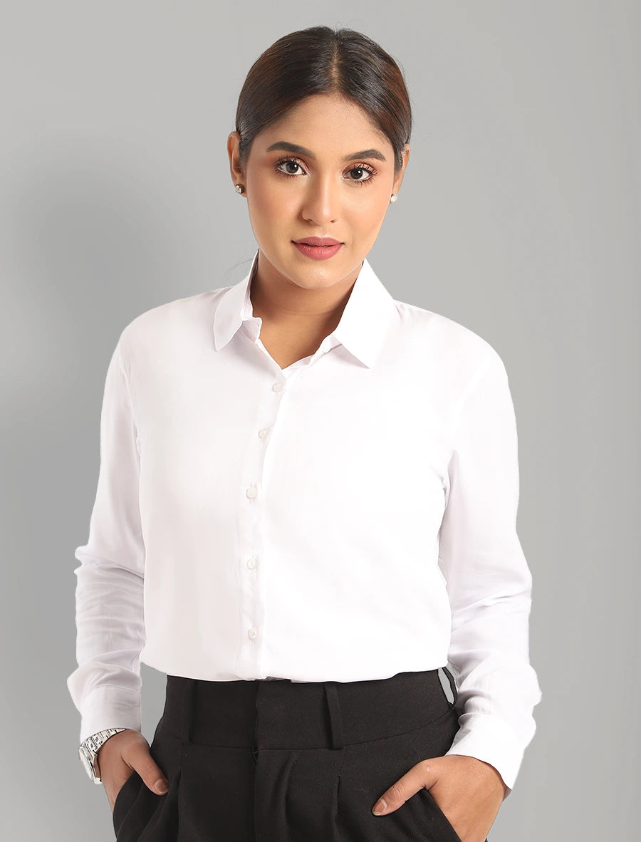 Solid Casual Shirts-- Ribbed T-Shirt High Neck Heavyweight