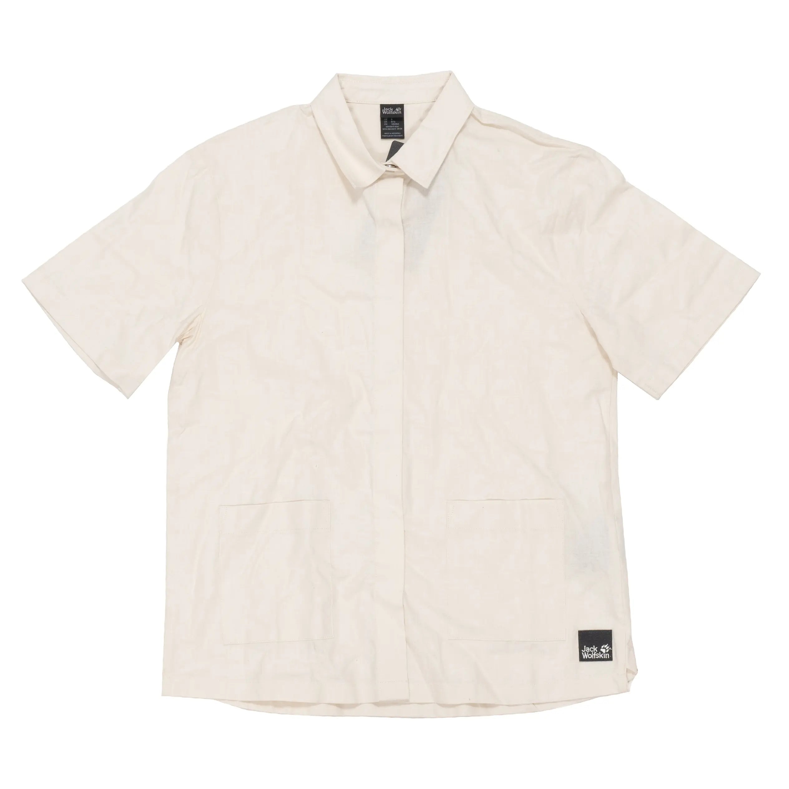 Jack Wolfskin Hemp Short Sleeve Shirt - Women's-- Chenille Blend Fleece Blend Nylon Blend