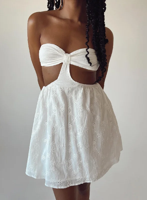 Lulani Mini Dress White Tunics Bestseller popular