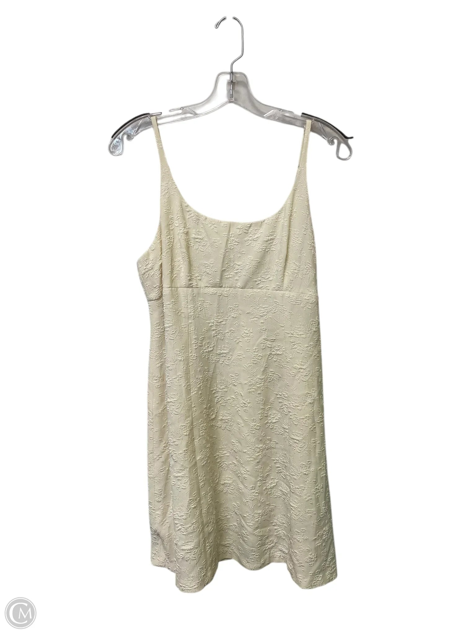 Dress Casual Short By Kimichi Blue In Cream, Size: L sweetheart Neckline Romantic