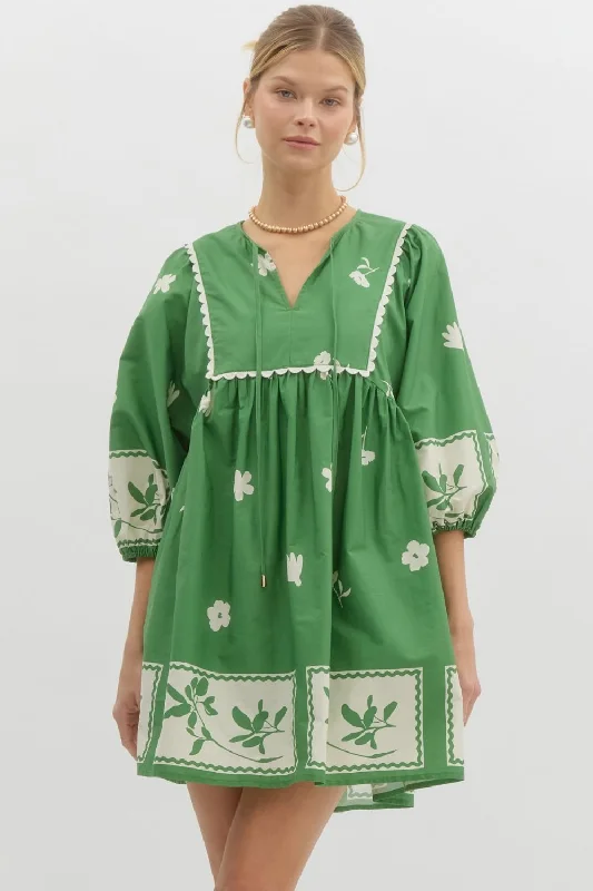 Stencil Mini Dress Cozy Jersey Mini Dress
