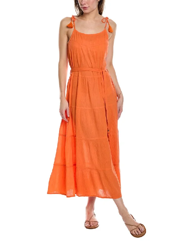 Melissa Odabash Fru White Strapless Eyelet Maxi Dress Tunics Sophisticated sleek