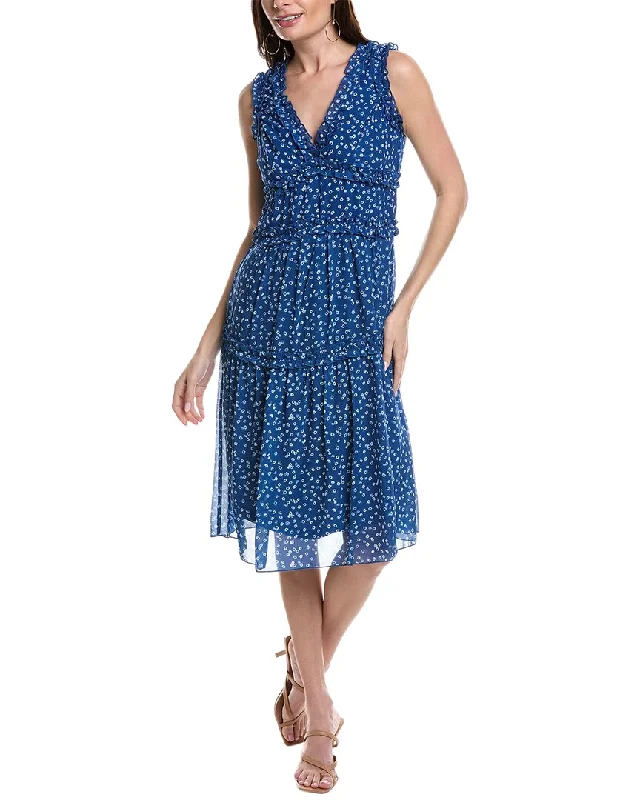 Tash + Sophie Midi Dress empire Waist empire