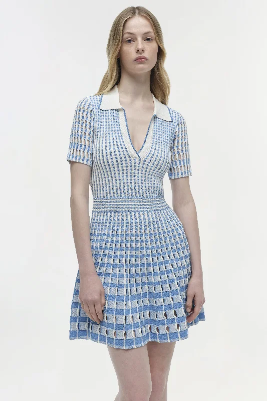 Simkhai Tovi Polo Mini Dress in Blue Hydrangea Multi Classic Floral Print Mini Dress Simkhai Tovi Polo Mini Dress in Blue Hydrangea Multi Classic Floral Print Mini Dress
