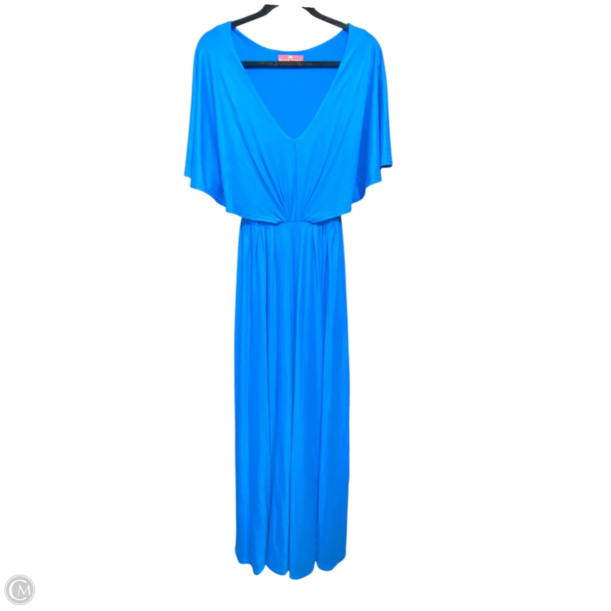 Dress Casual Maxi By Elaine Turner In Aqua, Size: M Tunics Chic elegant