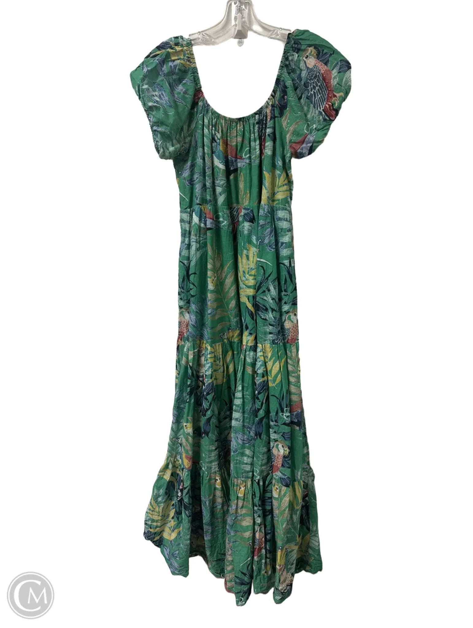 Dress Casual Maxi By Maeve In Green, Size: S Halter Neckline Beach