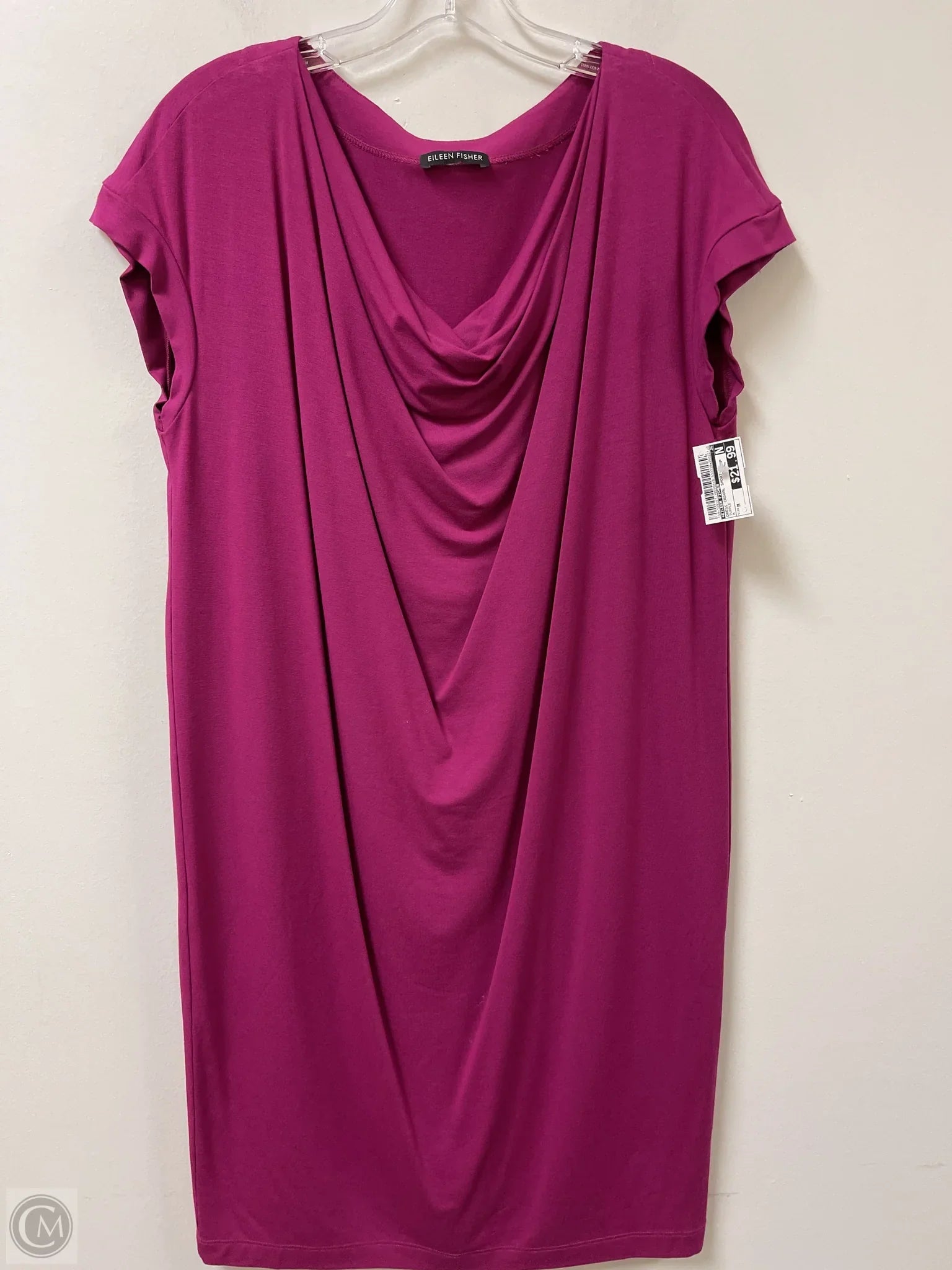 Dress Casual Short By Eileen Fisher In Purple, Size: M Elegant Long Evening