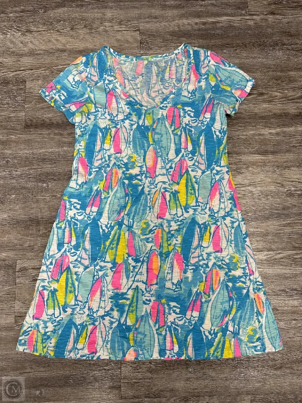 Dress Casual Short By Lilly Pulitzer In Teal, Size: M Pencil Office Professional