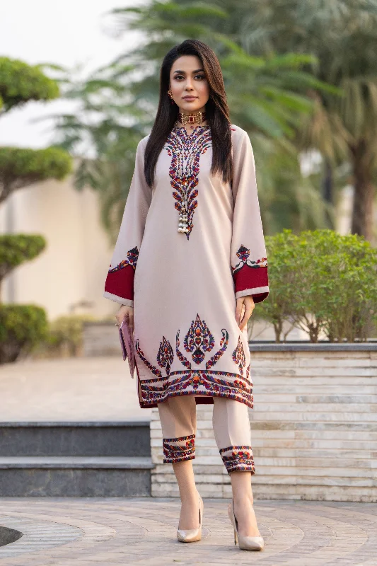 Winter Radiance 2pc Dress by Zaiwa WRD4 Tunics Luxurious high-end