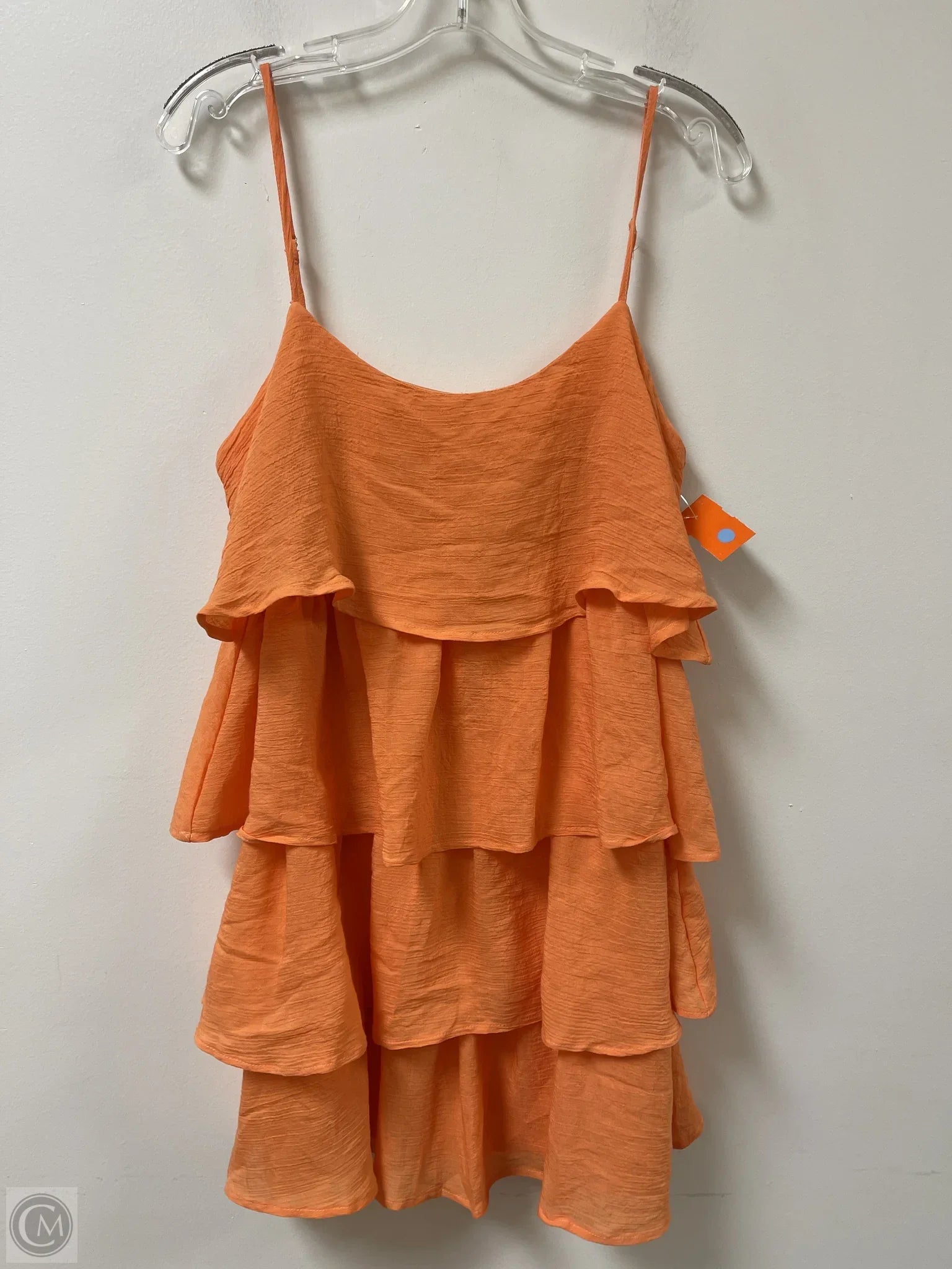 Dress Casual Short By Timing In Orange, Size: L A-Line Day Work