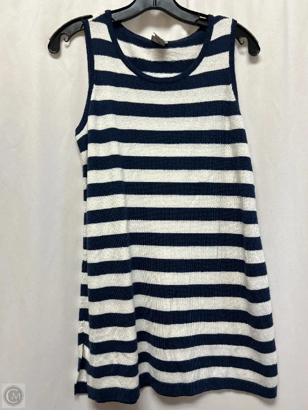 Dress Casual Midi By Chicos In Blue, Size: S Tunics Designer luxury
