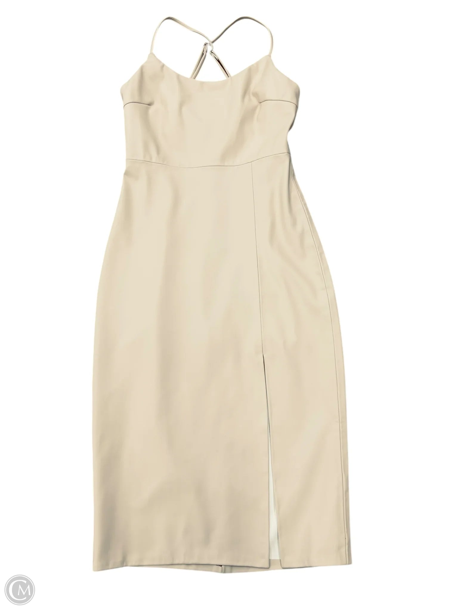 Dress Party Midi By Fate In Cream, Size: S Tunics Corduroy durable