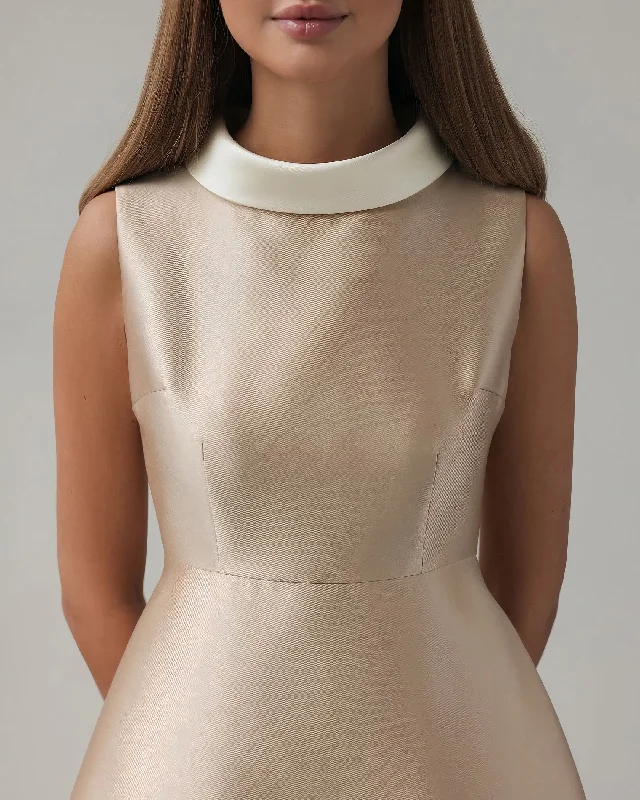 Luxe Glow Satin Mini Dress Trendy Bodycon Mini Dress