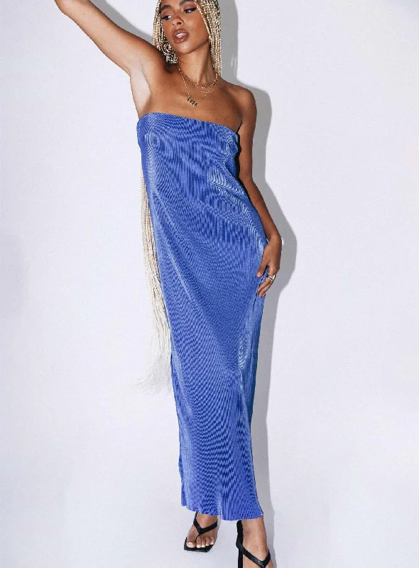 Lenney Maxi Dress Blue Tunics Corduroy durable