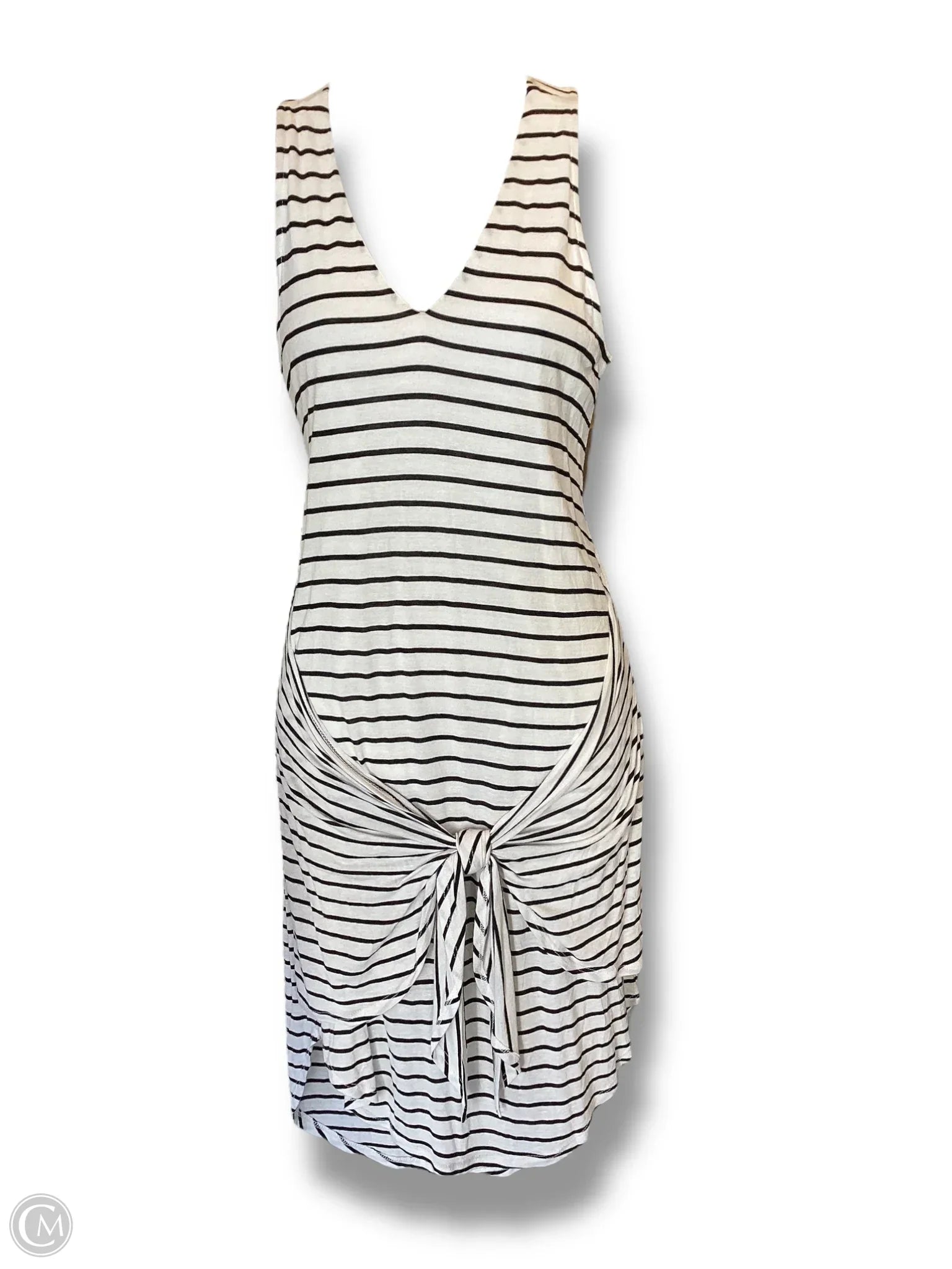 Dress Casual Midi By Dolan Left Coast In Striped Pattern, Size: Xs sweetheart Neckline Romantic Dress Casual Midi By Dolan Left Coast In Striped Pattern, Size: Xs sweetheart Neckline Romantic