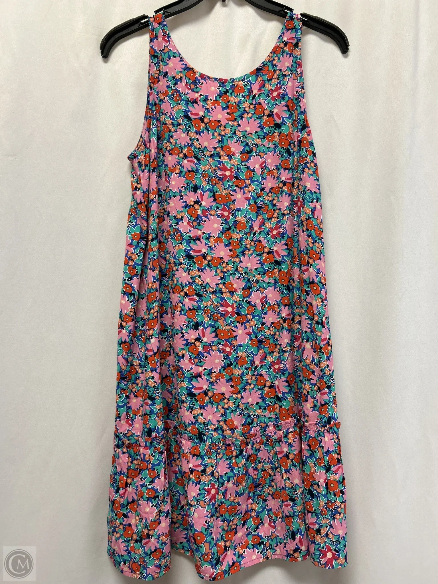 Dress Casual Midi By Loft In Pink, Size: Sp Tunics Polka dots
