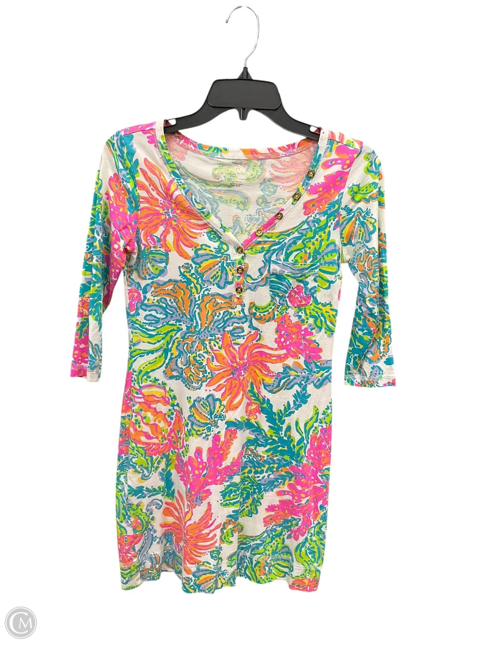 Dress Designer By Lilly Pulitzer In Multi-colored, Size: Xs Tunics Sale discount