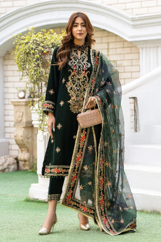 Velvet Artistry Ready to Wear Women Dress by ARWAH VAR1 Tunics Stylish modern