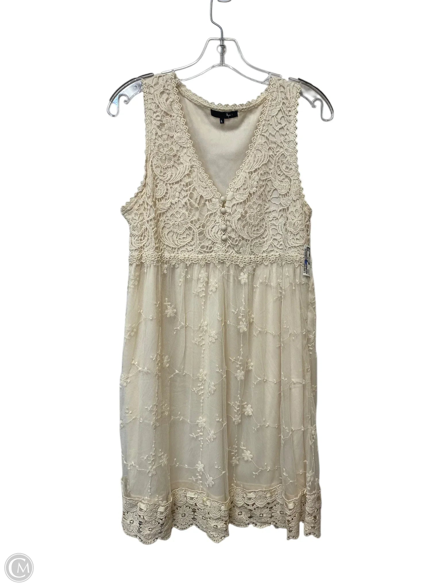 Dress Casual Midi By Ryu In Cream, Size: L Tunics Vintage classic