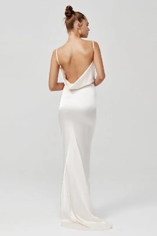 Gabrielle Dress - Ivory (PREORDER) Elegant Long Evening