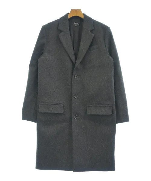 A.P.C. Chesterfield coats Shawl Collar Notch Collar Lapel Collar