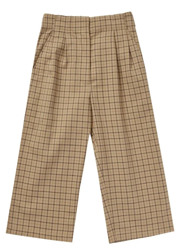 Rylee & Cru Brooklyn Trouser, Autumn Plaid Trousers stylish modern