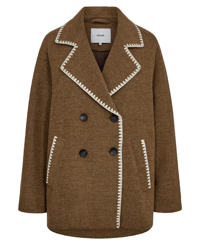 Nutikko Coat - Kangaroo Trapeze Tunic Caftan