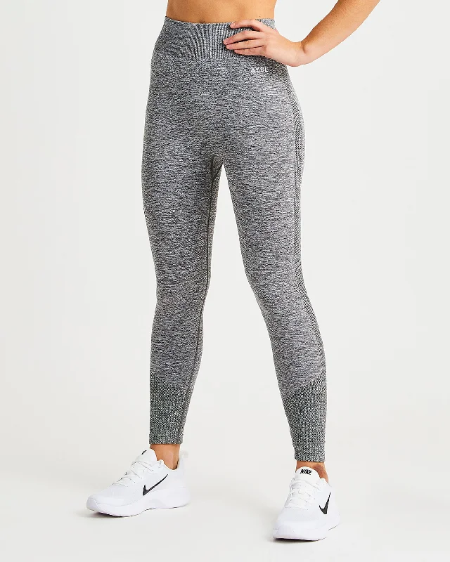 Motion Seamless Leggings - Grau Marl Trendy Spandex Leggings