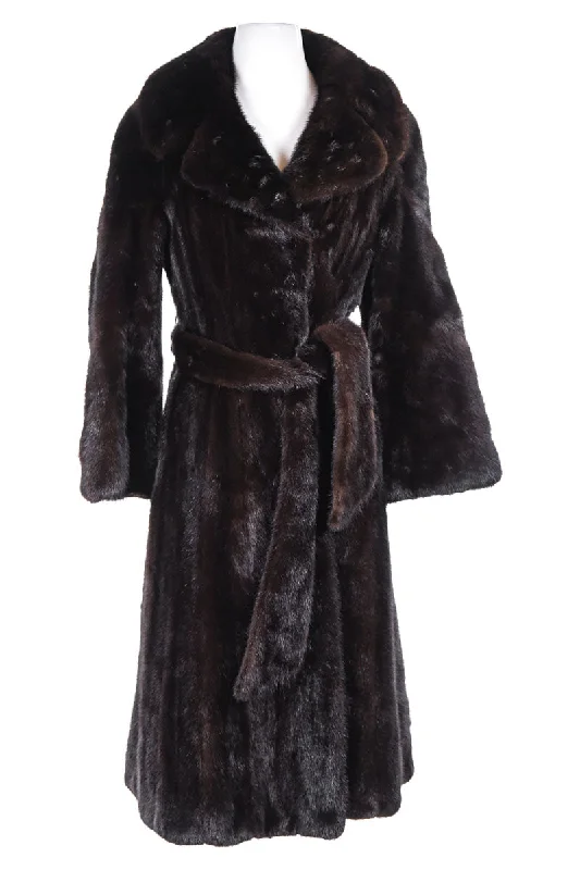 Long Fur Coat Trapeze Tunic Caftan