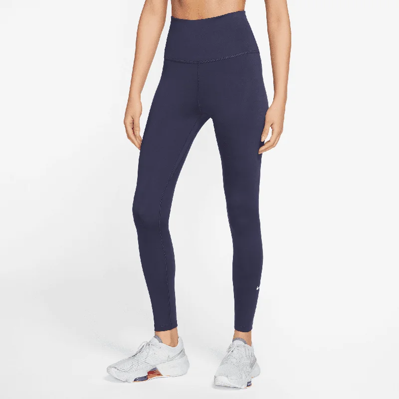 Nike One Women's Purple High-Rise Leggings Cozy Bootcut Leggings
