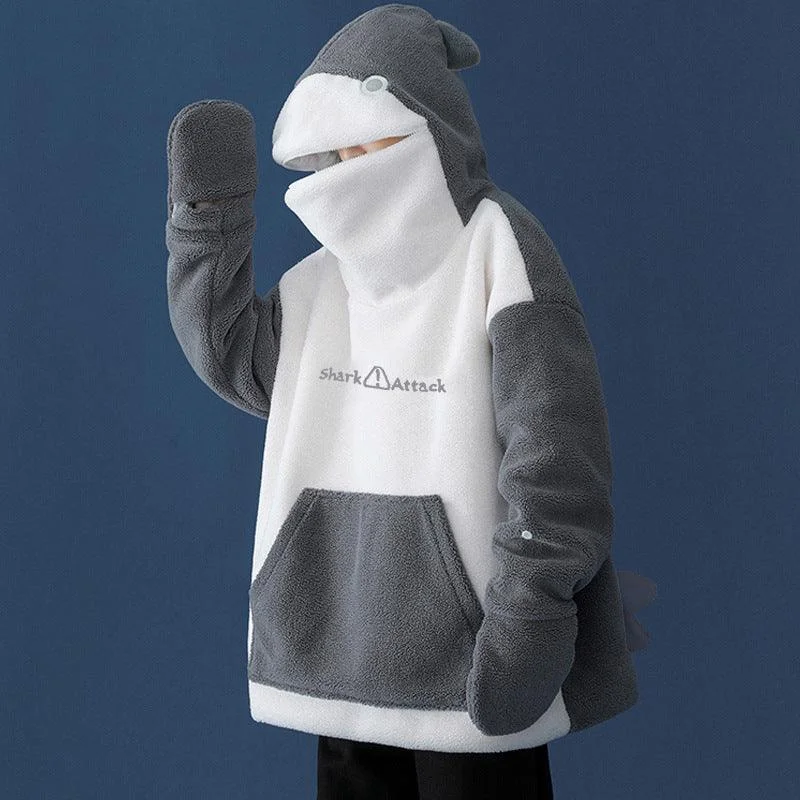 Fat Sister Coat Embroidered Pullover Top Turtleneck Warm Pullover